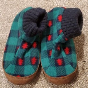 Lands End fleece slippers
